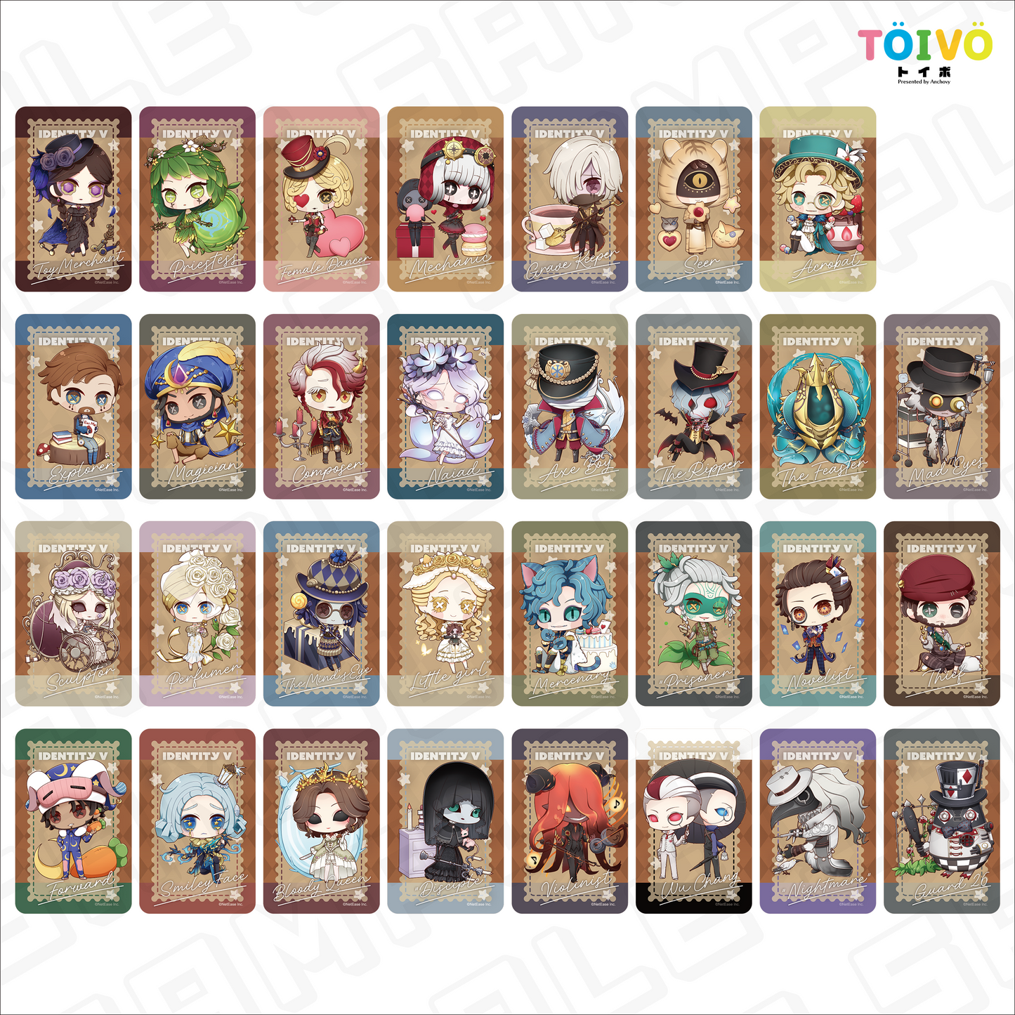 【受注販売】第五人格 第2弾 ABC共通|トレーディングカード(3枚入)