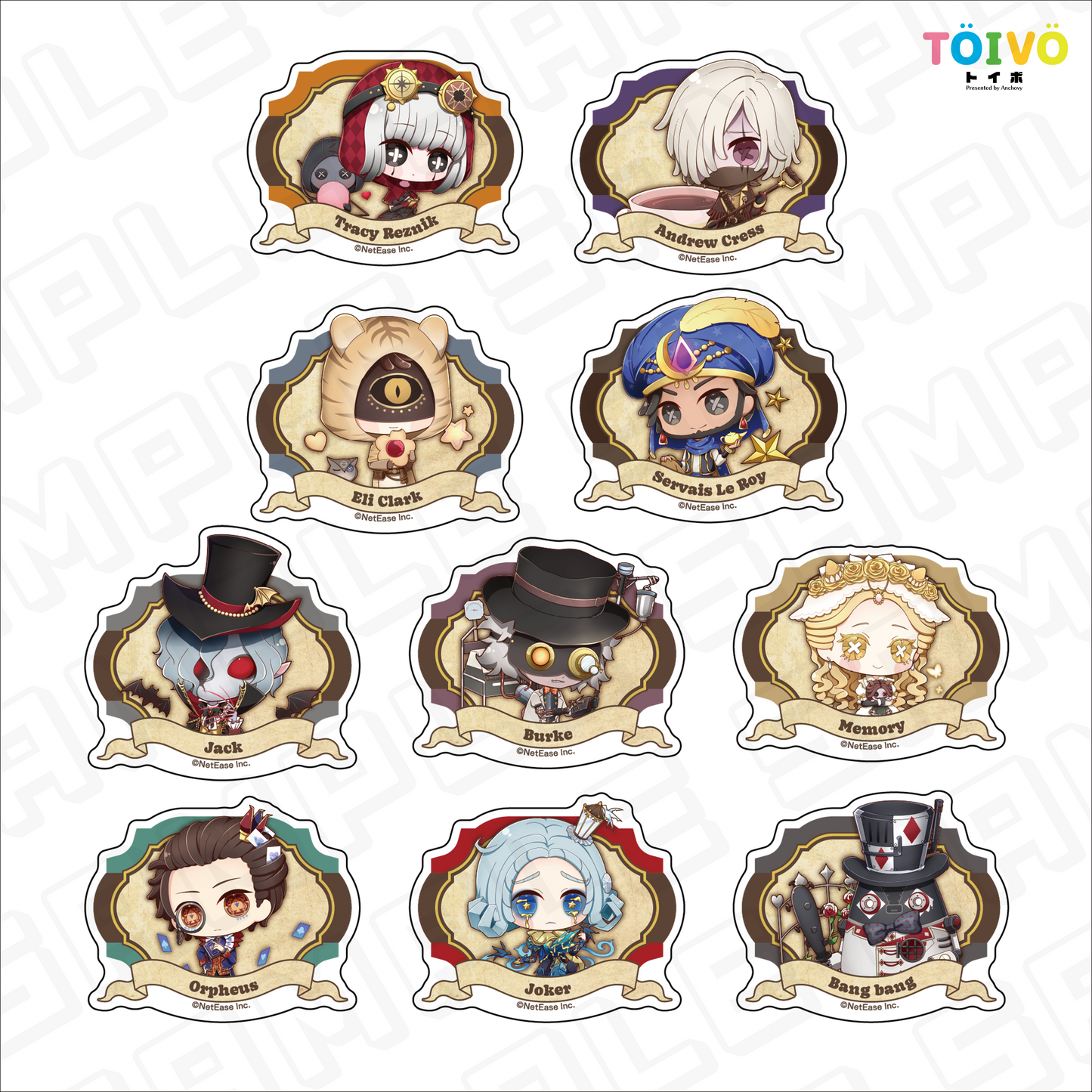 【受注販売】第五人格 第2弾 B|アクリルヘアクリップ