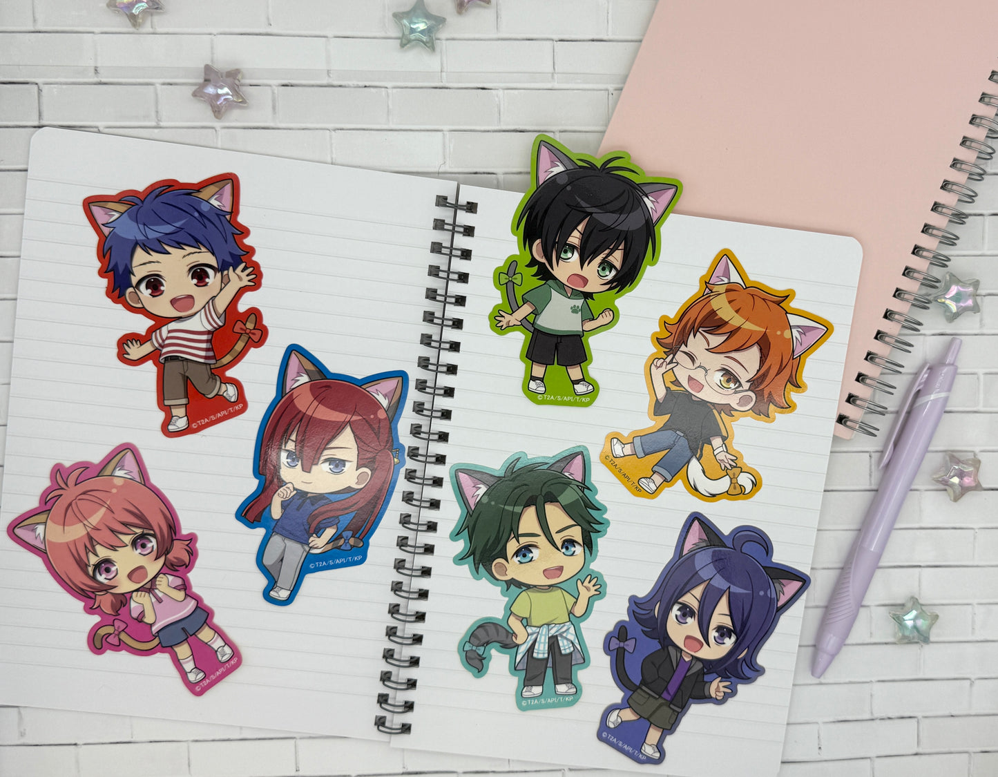 「KING OF PRISM」プリズムにゃんこ第1弾|ダイカットステッカー(全7種/ランダム)