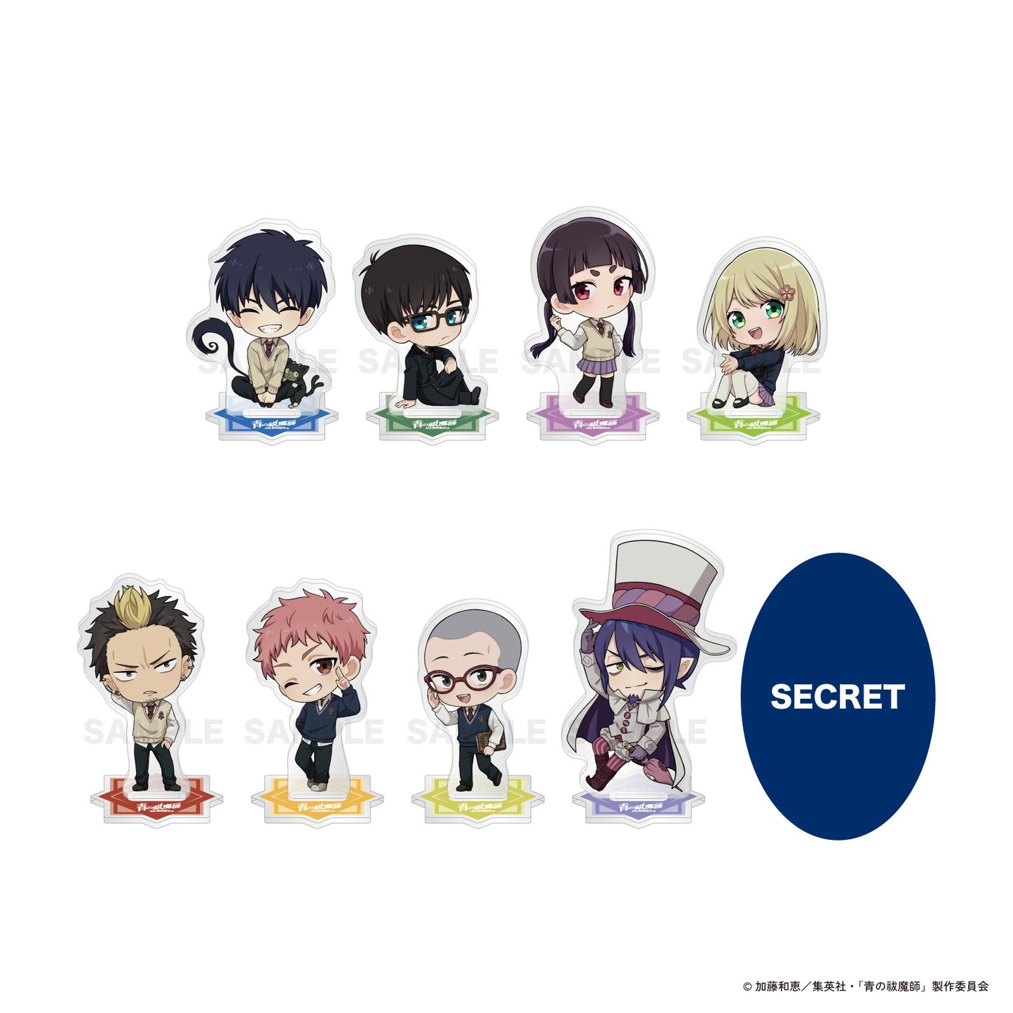 【受注販売】青の祓魔師 島根啓明結社篇 02_トレーディングミニキャラアクリルスタンド / 01_ランダム販売