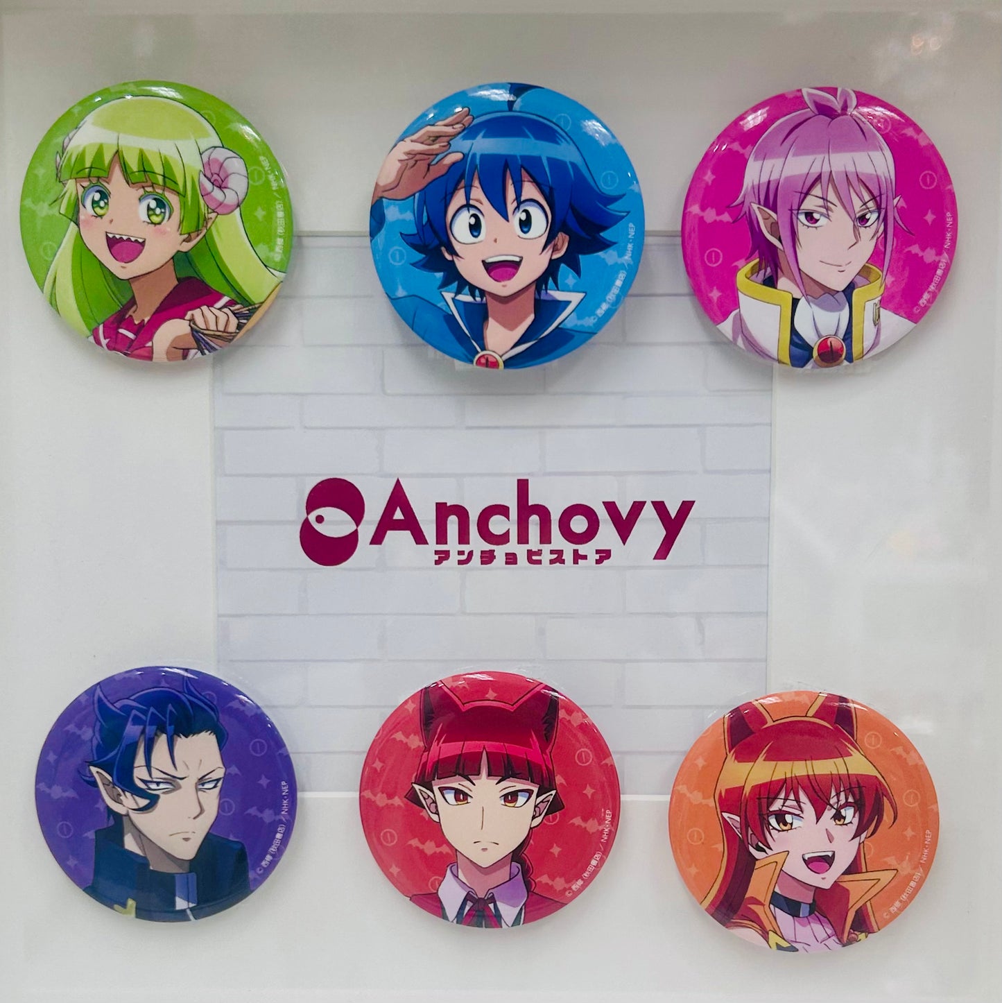 アニメ「魔入りました!入間くん」6タワーコラボトレーディング缶バッジ(全6種)