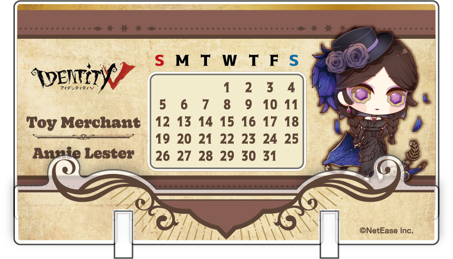 【受注販売】第五人格 第2弾 A|アクリル万年カレンダー