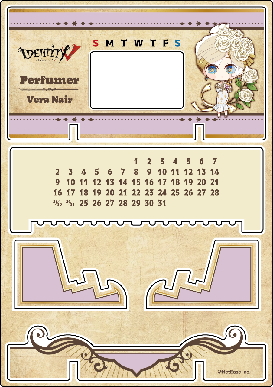 【受注販売】第五人格 第2弾 A|アクリル万年カレンダー