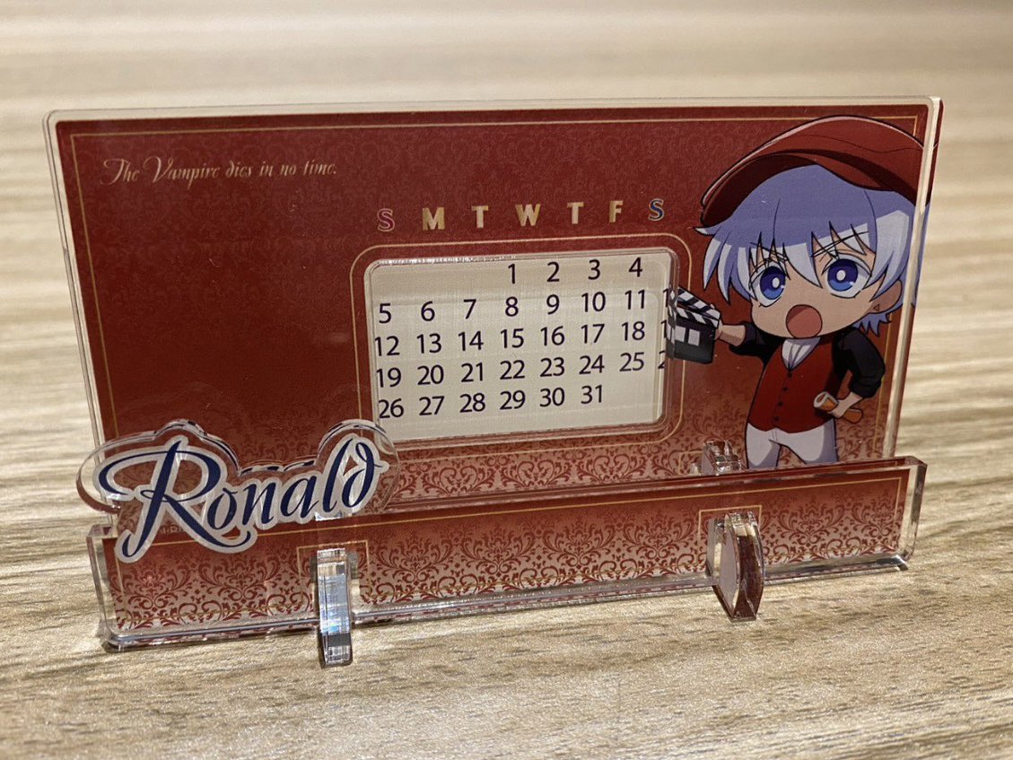 【予約販売】吸血鬼すぐ死ぬ2|アクリル万年カレンダー全10種