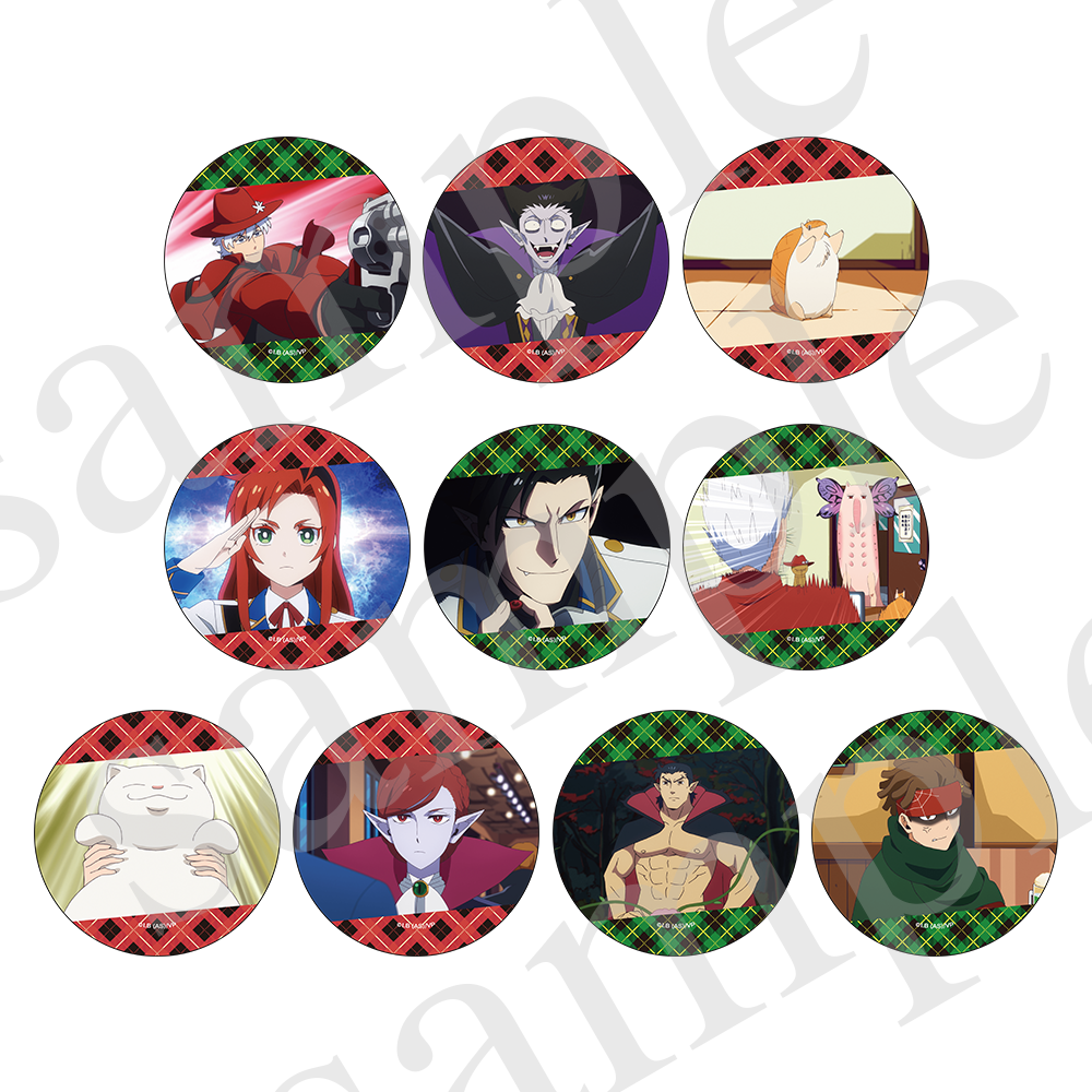 吸血鬼すぐ死ぬ|トレーディング缶バッジ 全10種