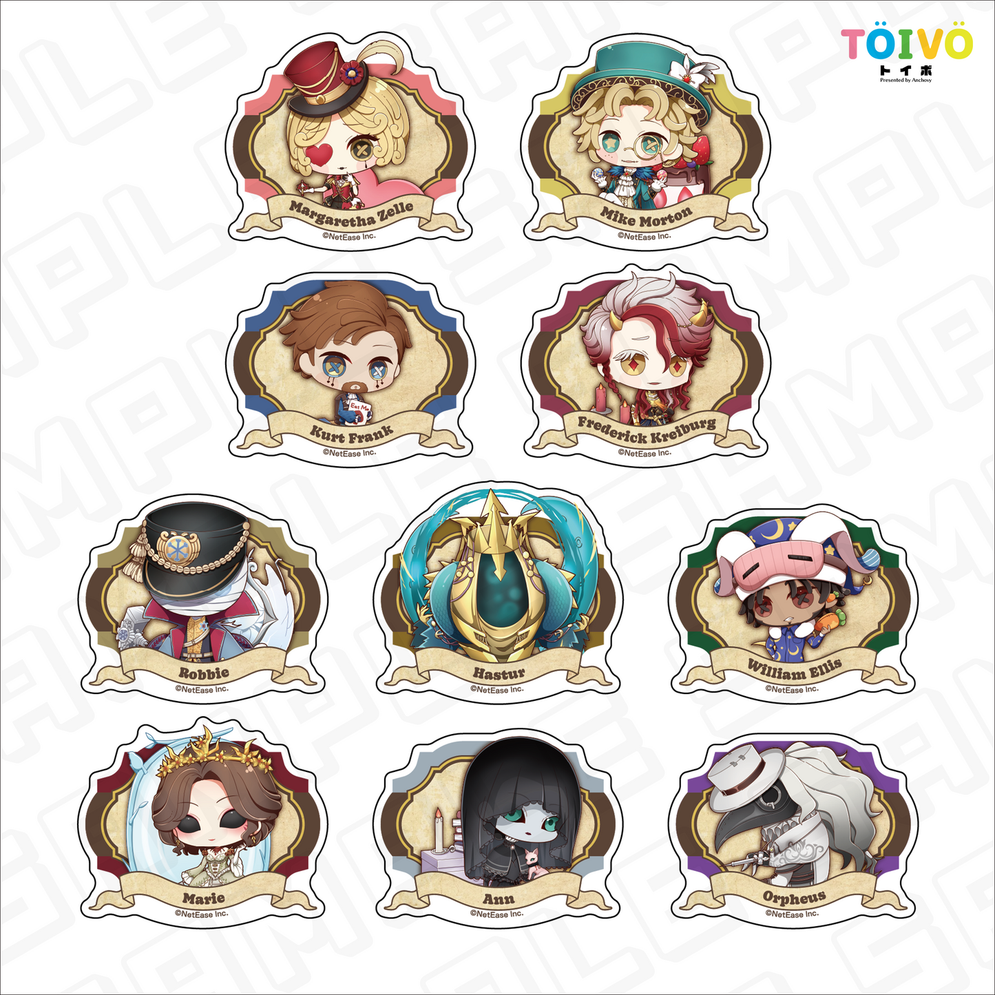 【受注販売】第五人格 第2弾 C｜アクリルヘアクリップ