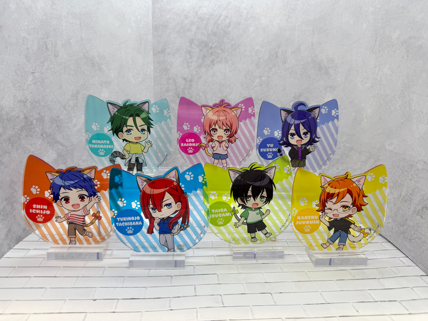 「KING OF PRISM」プリズムにゃんこ第１弾｜アクリルコースター（全7種）