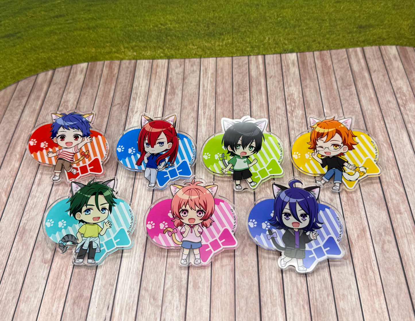 「KING OF PRISM」プリズムにゃんこ第１弾｜アクリルヘアクリップ（全7種）