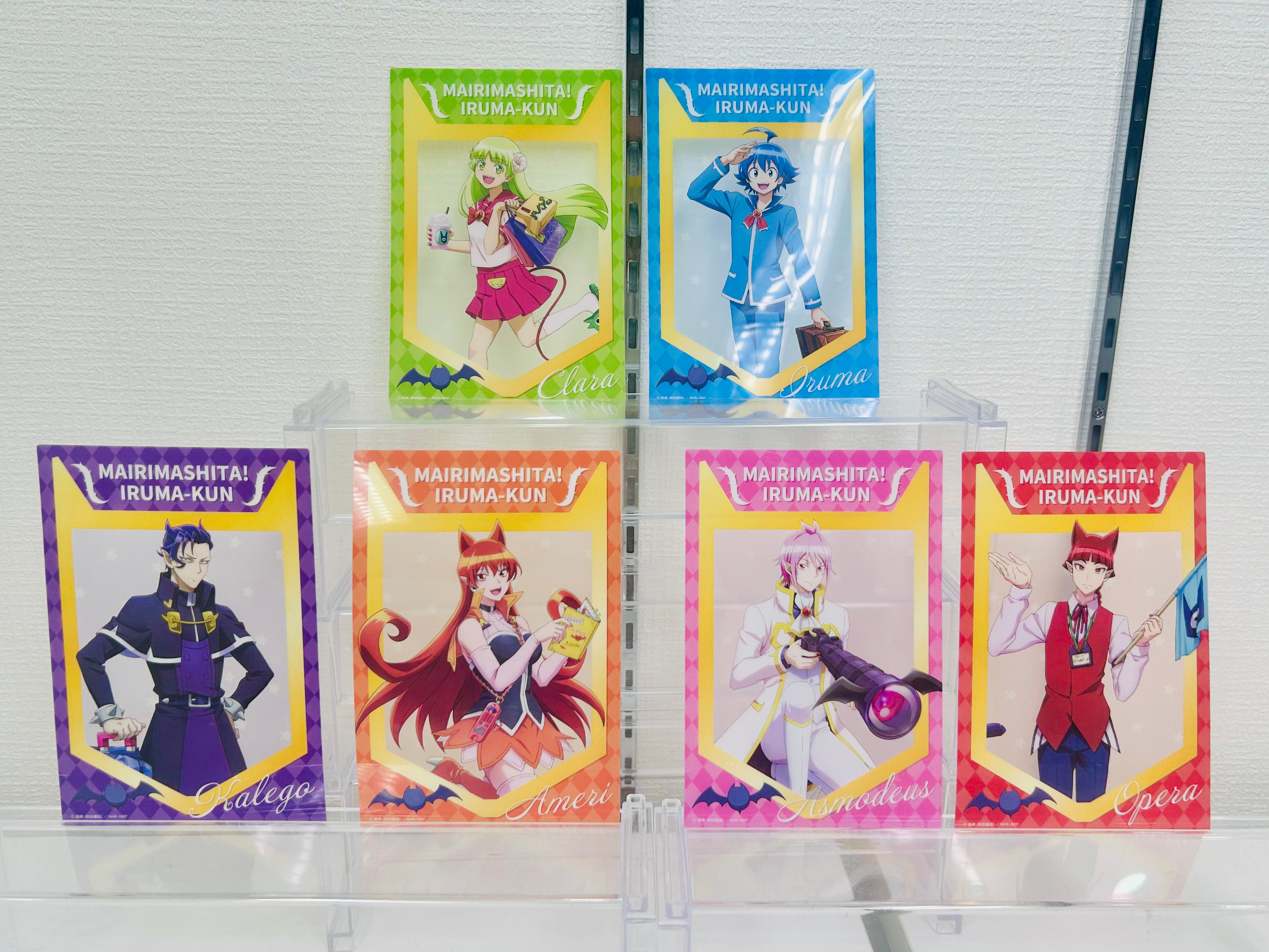 アニメ「魔入りました！入間くん」6タワーコラボ クリアカード（全6種
