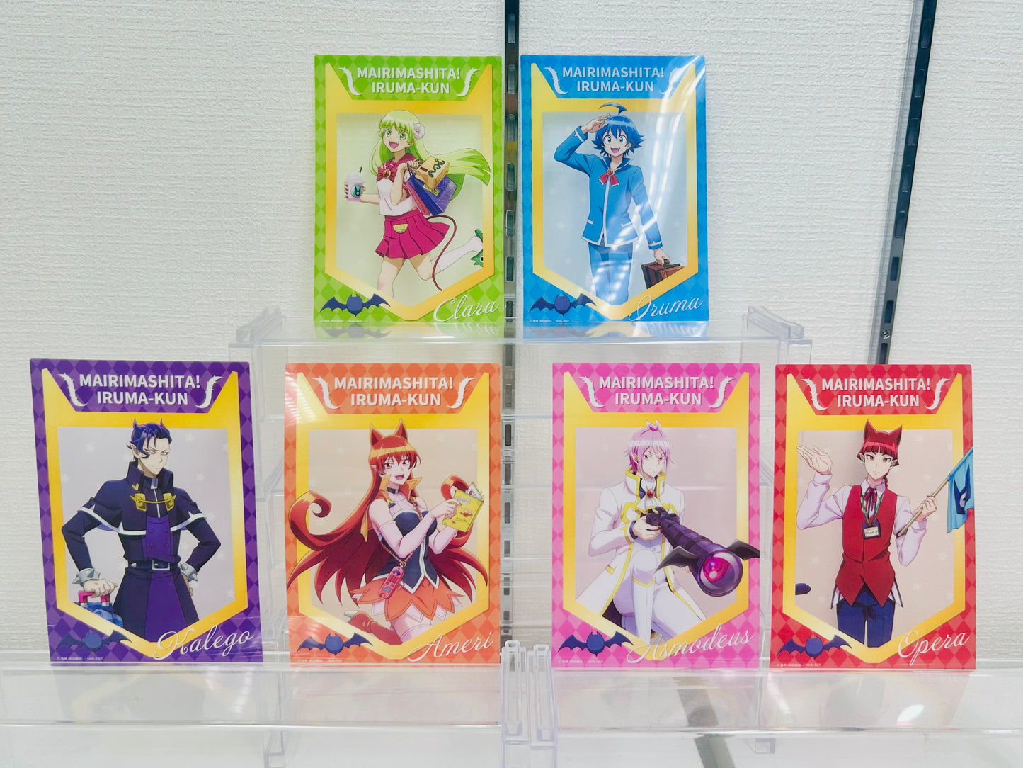 アニメ「魔入りました！入間くん」6タワーコラボ クリアカード（全6種）